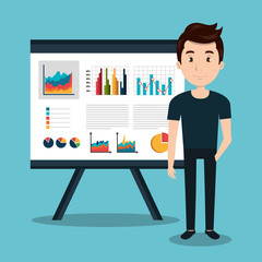 training process people isolated icon vector illustration design