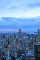 Fototapeta na wymiar ニューヨークの風景　トップ・オブ・ザ・ロック