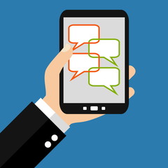 Chat Kommunikation mit dem Smartphone