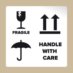 Packaging Labels or stickers vector