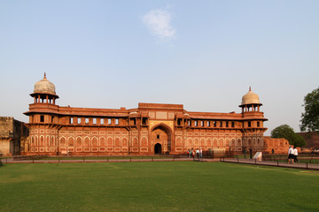 Agra Fort is the former imperial residence of the Mughal Dynasty located in Agra, Uttar Pradesh, India. It is also a UNESCO World Heritage site