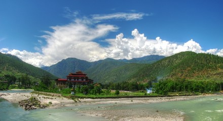Punakha Dzong, the old capital of Bhutan