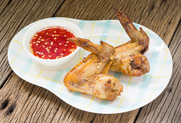 Grilled chicken wings