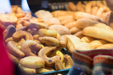 pastry in bakery display