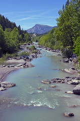 Mountain river in Southern France