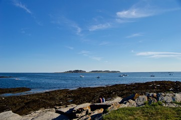 Fototapeta na wymiar Beautiful Maine Coastline