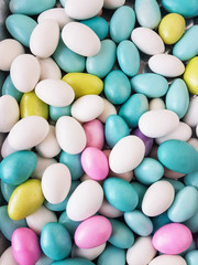 sugar coated almond candies