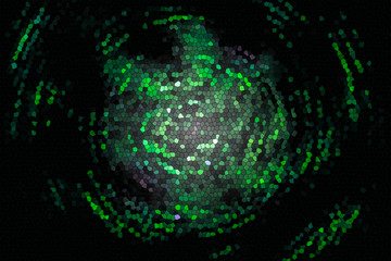 Dunkler grün-schwarzer Hintergrund - abstrakt und dynamisch