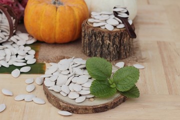 Pumpkin seeds roasted and peeled pumpkin seeds.