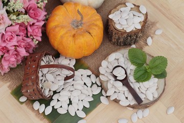 Pumpkin seeds roasted and peeled pumpkin seeds.