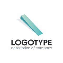 Letter I logo icon design template elements