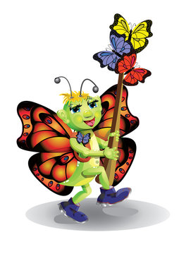 I want to be a butterfly