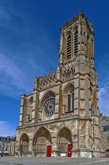 Fototapeta na wymiar Soissons Cathedral, France