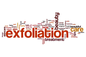 Exfoliation word cloud