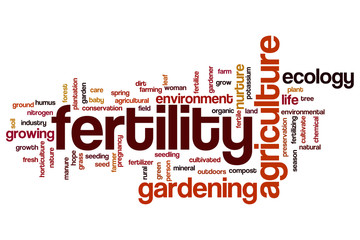 Fertility word cloud