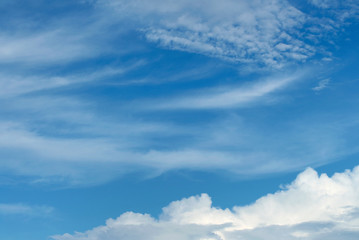 Fototapeta premium blue sky and clouds