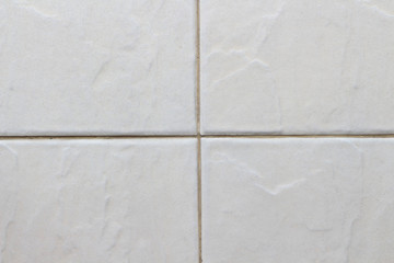 white floor tile