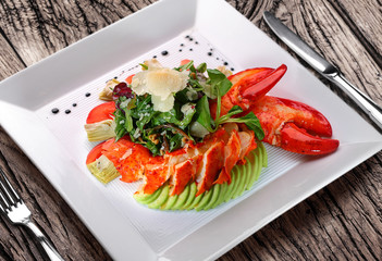 Lobster salad.