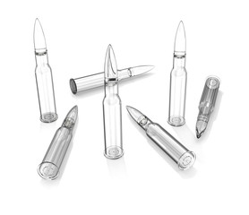 White glass cartridges