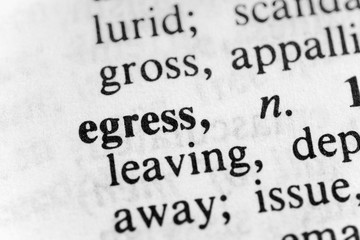 Egress