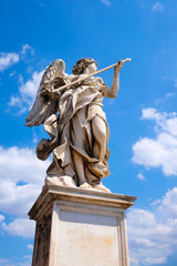 Monument on Ponte Sant'Angelo in Rome, Italy