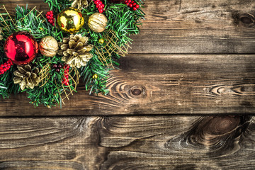 Ornamental christmas frame