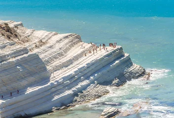 Acrylic prints Scala dei Turchi, Sicily The white cliff called "Scala dei Turchi" in Sicily, near Agrige