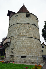Fototapeta na wymiar Pulverturm tower in Zug
