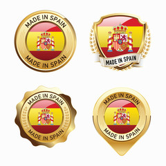 Made in Spain. Badges. 