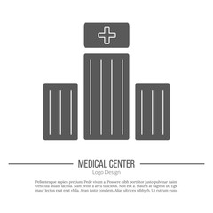 Medical diagnostic, checkup graphic design concept