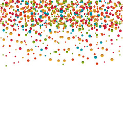 confetti explosion festival isolated vector illustration eps 10