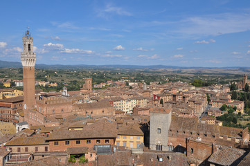 Obraz premium Piazza del Campo in Siena