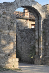 Fototapeta premium View of the city of San Gimignano