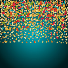 confetti explosion festival isolated vector illustration eps 10