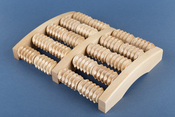 Wooden roller massage tool  for feet