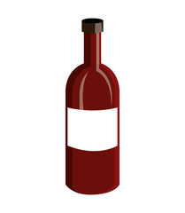 wine label design isolated vector illustration eps 10