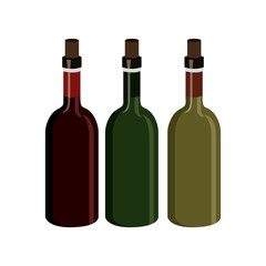 wine label design isolated vector illustration eps 10
