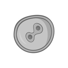Obraz premium Fertilized egg icon in black monochrome style isolated on white background. Pregnancy symbol vector illustration