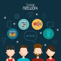 technology connected virtual isolated vector illustration eps 10