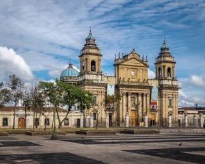 Foto op Plexiglas Guatemala City Cathedral - Guatemala City, Guatemala © diegograndi