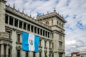 Fotobehang Guatemala National Palace - Guatemala City, Guatemala © diegograndi