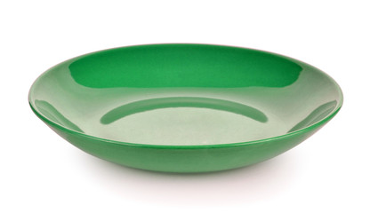 plate on white background