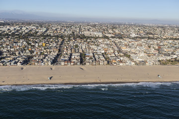 Fototapeta premium Hermosa Beach Neighborhood Near Los Angeles