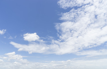 cloudscape on blue sky for background