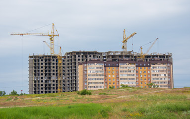 Строительство многоэтажных домов, новостройки