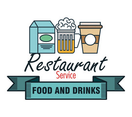 restaurant menu food design vector illustration eps 10