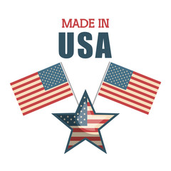 flag united states america design vector illustration eps 10