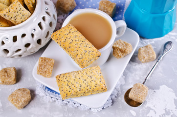 Cookies with poppy seeds
