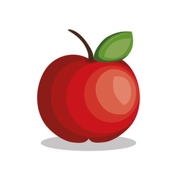 icon apple fruit design vector illustration eps 10