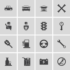 Car Repair Shop icons